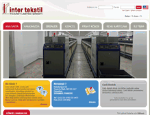 Tablet Screenshot of intertekstil.net